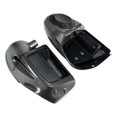 HR3 Orange Lava & Silver Gray Vented Lower Fairing Kit with Speaker Pods